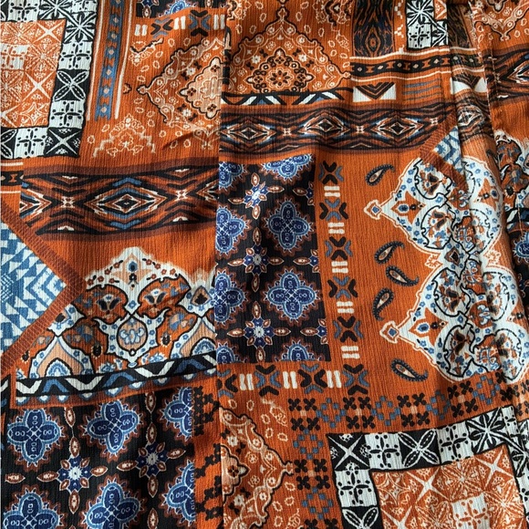 🆕Blu Pepper Patchwork Criss Cross Back Maxi Sundress S🆕 - Picture 13 of 14